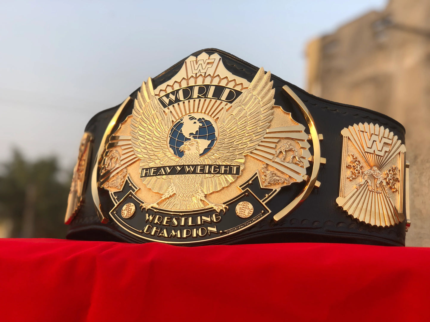 WWF Premium Winged Eagle CNC Championship Replica Title Belt