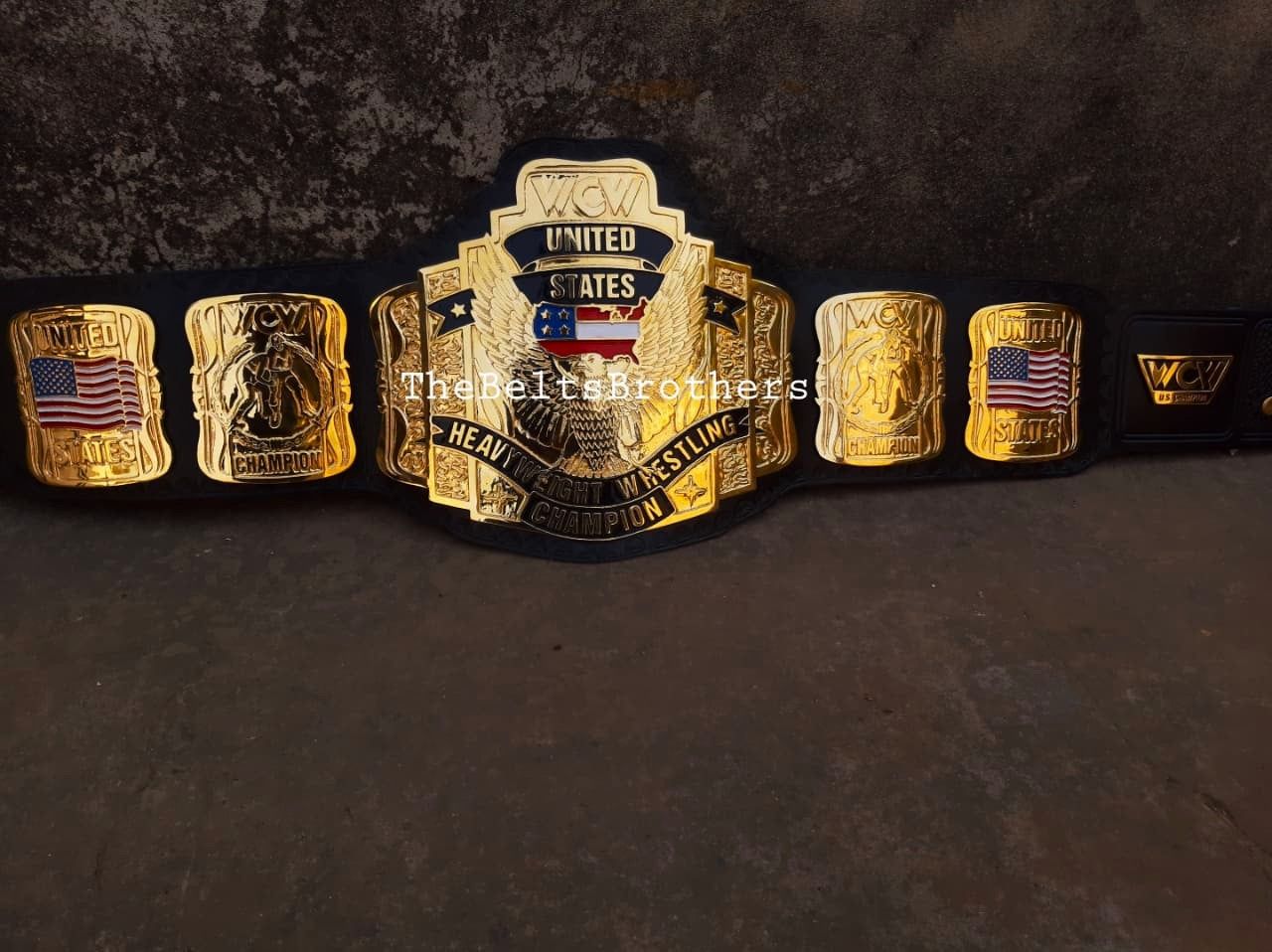 WCW United States Championship Replica Title Belt - THE BELTS BROTHERS LTD