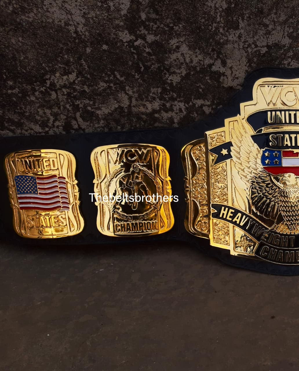WCW United States Championship Replica Title Belt - THE BELTS BROTHERS LTD