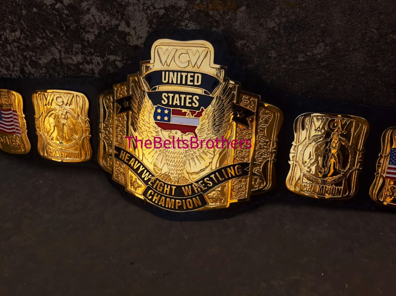 WCW United States Championship Replica Title Belt - THE BELTS BROTHERS LTD
