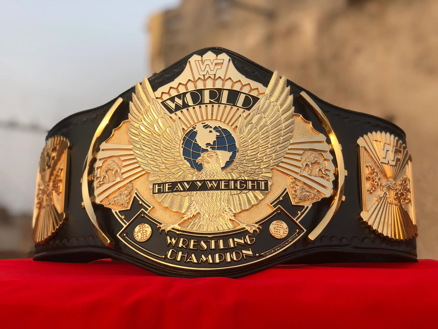 WWF Premium Winged Eagle CNC Championship Replica Title Belt