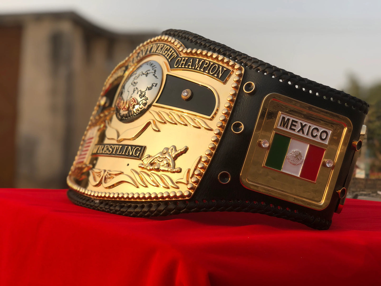 NWA Domed Globe CNC Championship Belt
