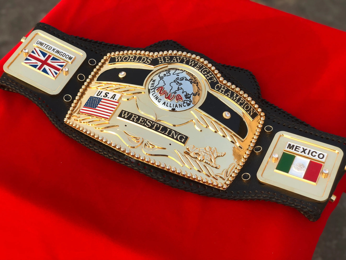 NWA Domed Globe CNC Championship Belt