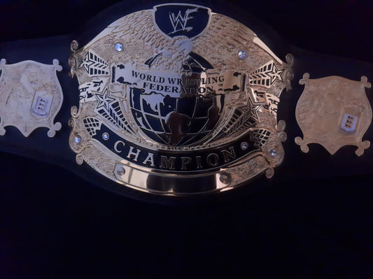 WWF Undisputed 24K Gold Plated Championship Replica Title