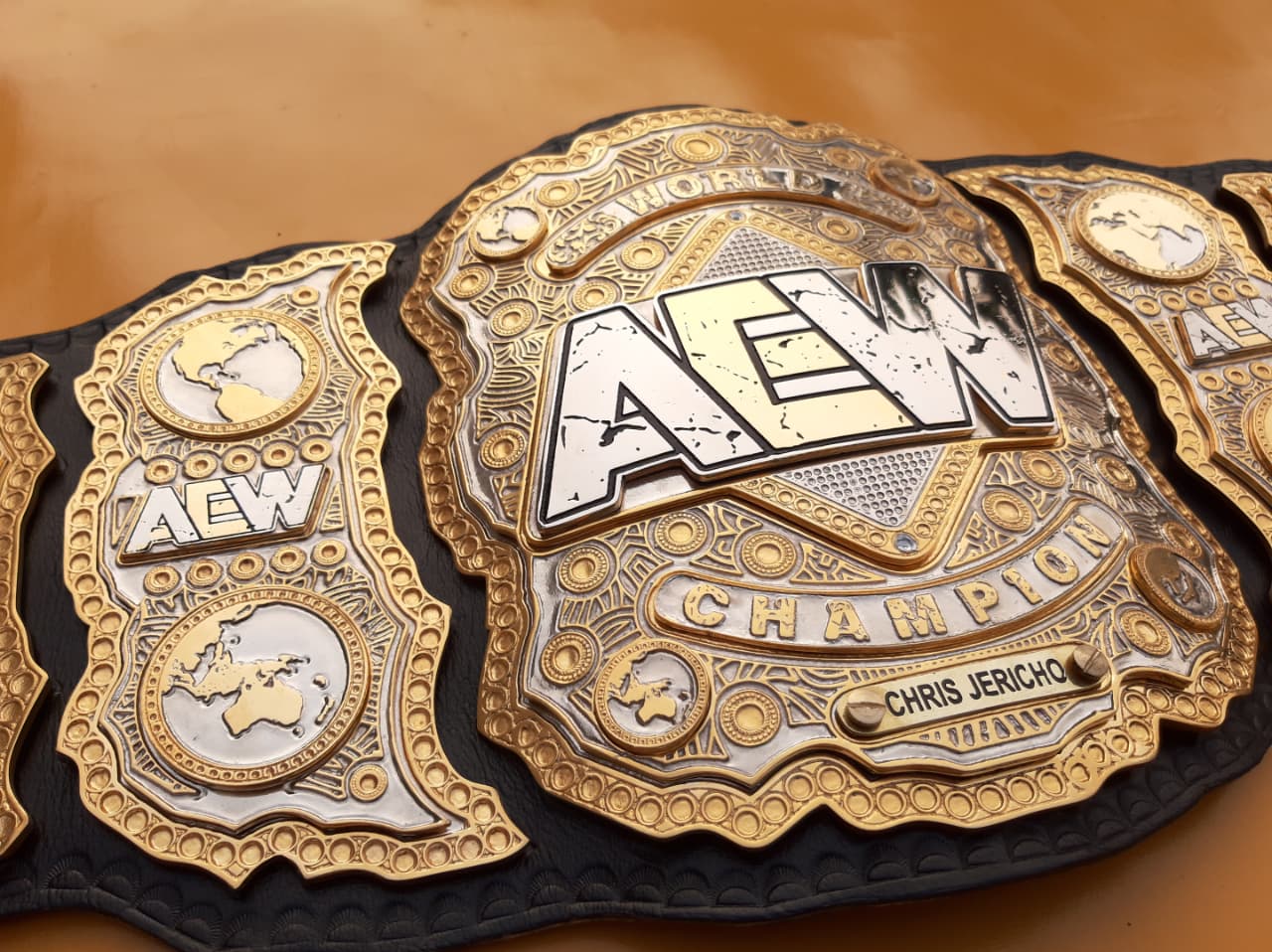 AEW Old Version Championship Replica Title Belt - THE BELTS BROTHERS LTD