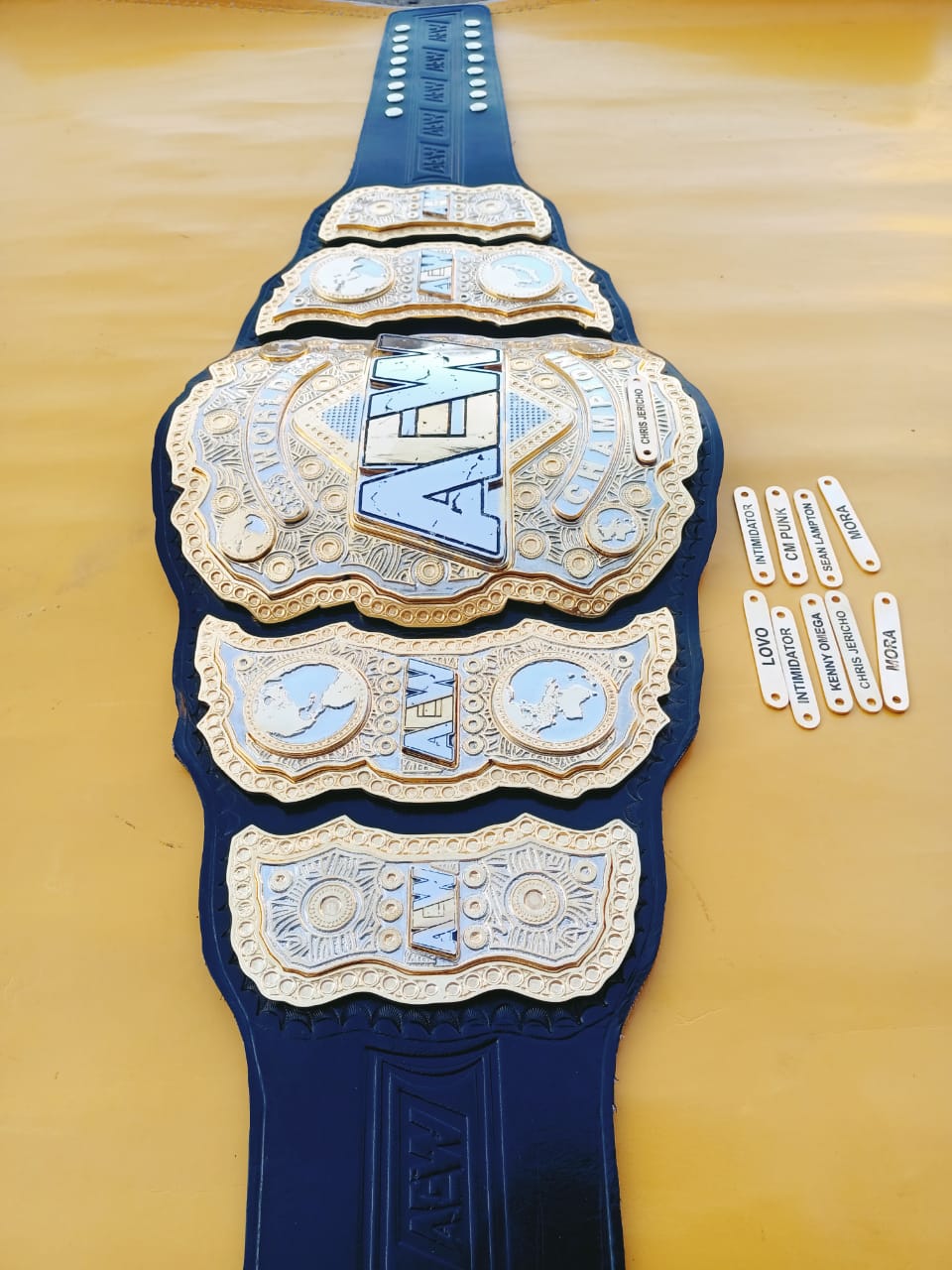 AEW Old Version Championship Replica Title Belt - THE BELTS BROTHERS LTD