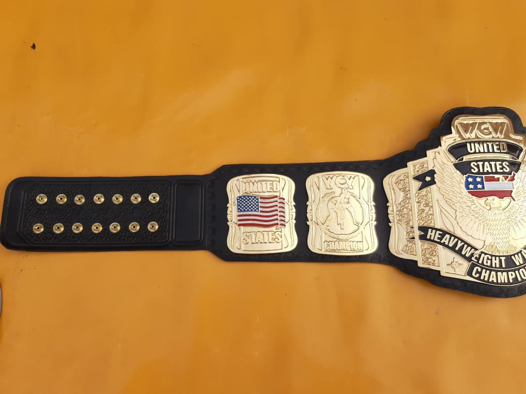 WCW United States Championship Replica Title Belt - THE BELTS BROTHERS LTD