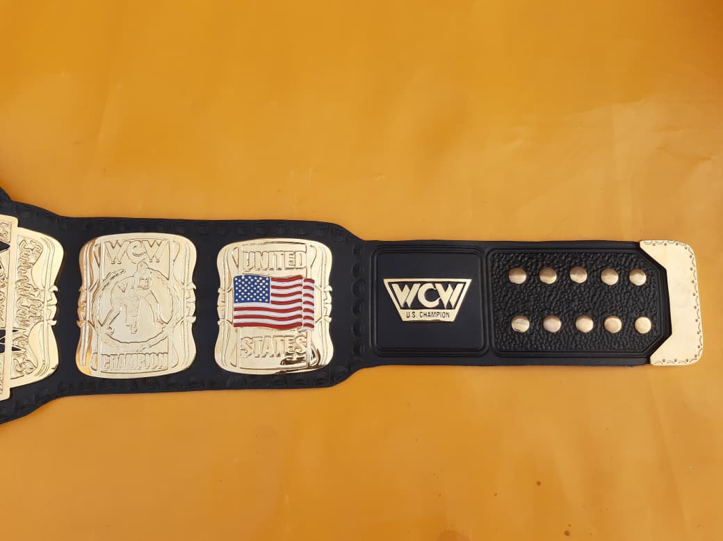 WCW United States Championship Replica Title Belt - THE BELTS BROTHERS LTD