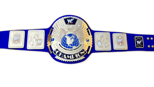 WWF Big Eagle Scratch Logo Championship Replica Title Belt - THE BELTS BROTHERS LTD